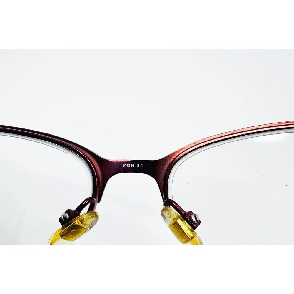 Kate Spade Eyeglasses Womens Burgundy Gold Striped Valary 0WA6 51-16-135